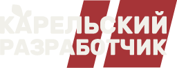 Логотип компании &laquo;Карельский разработчик&raquo; в футере
